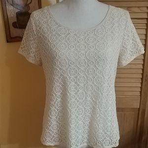 ADIVA Creamy Lace Top L